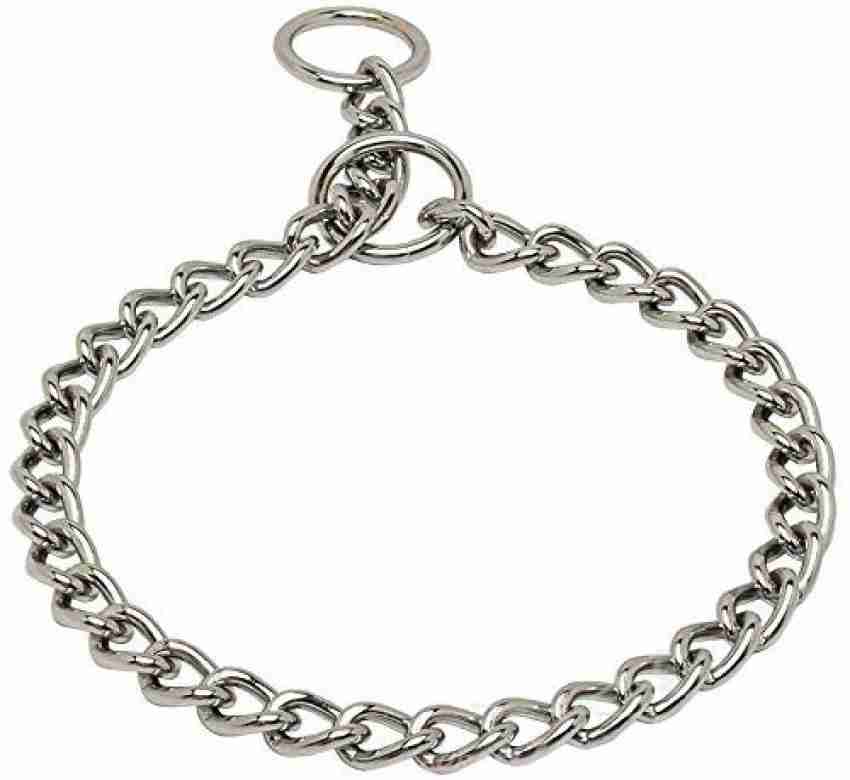 Sterling silver sales dog chain collar