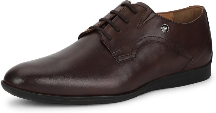 Buy Louis Philippe Men Navy Lace Up Shoes at Redfynd