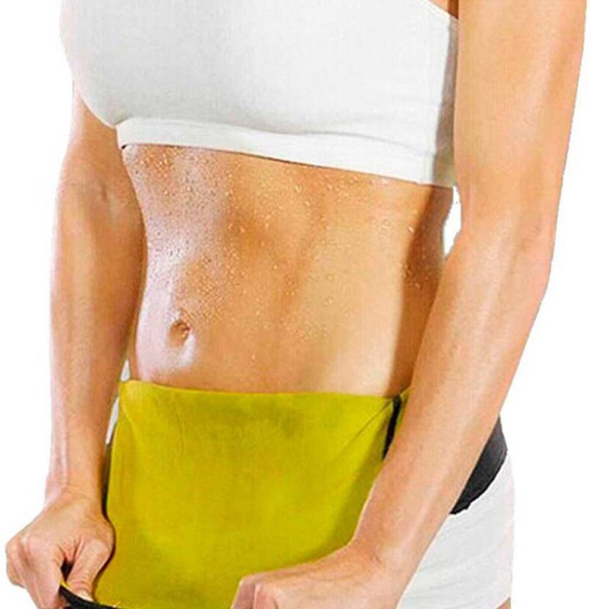 Svello Genuine Soft Slim Sweat Belt for Men & Women Hot Body Shaper Weight  Loss Slimming Waist Trainer Trimmer Slim Belt Wrap,Slim Fit Waist Belt  (Burn Calories & Support Abdomen Muscles) XL
