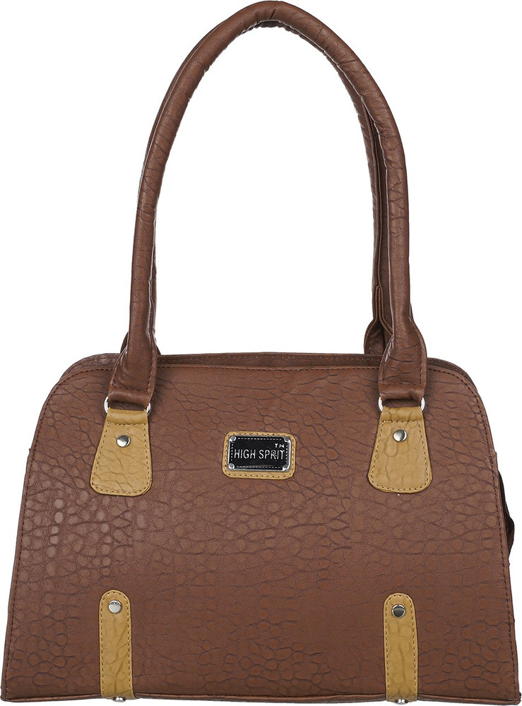 Buy high spirit Women Brown Shoulder Bag Multicolor Online Best Price in India Flipkart