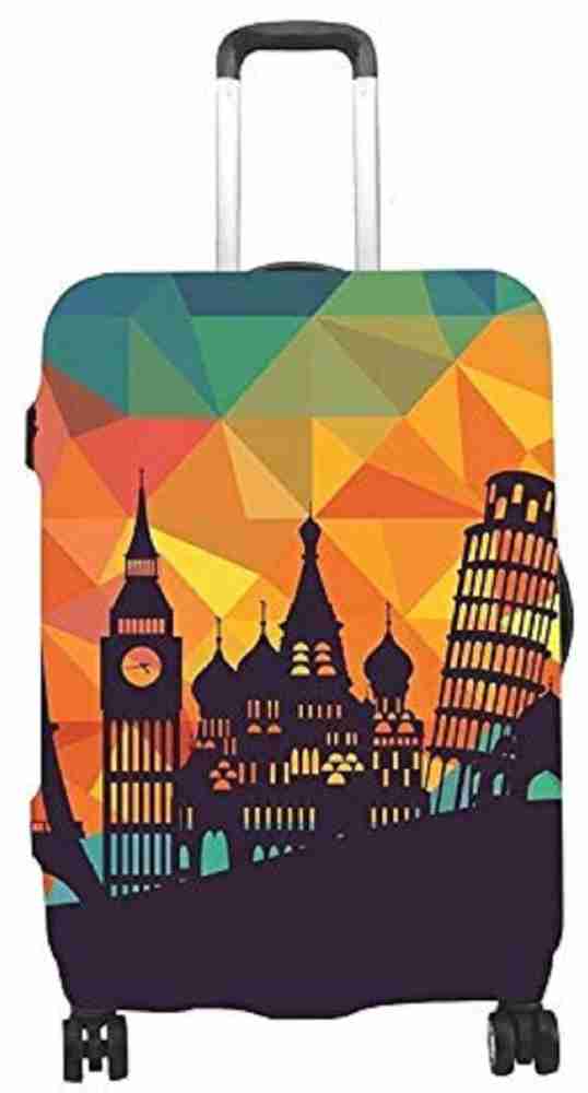 Travel Extras: Nasher Miles Multicolor Polyester Protective Luggage Cover  Set of 2