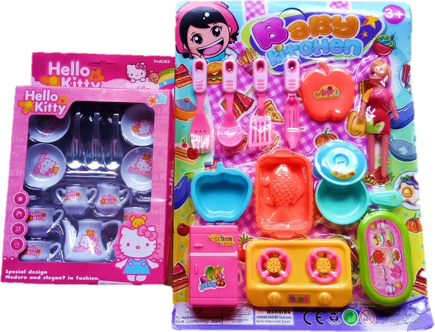 Hello kitty sales kitchen set toy