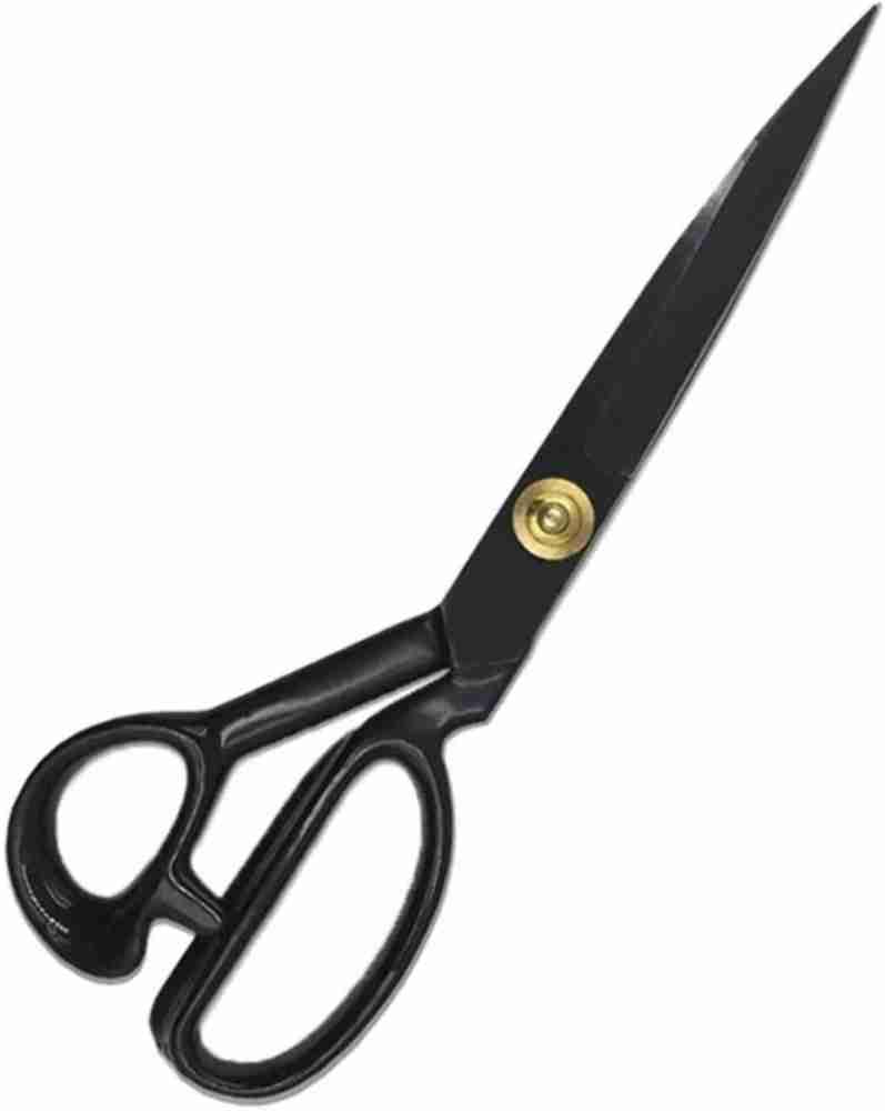 Jiyo Tailoring/Sewing Scissor Carbon Steel Unisex Black Size  10 Inch (Single Scissor) Scissors - Tailor scissor