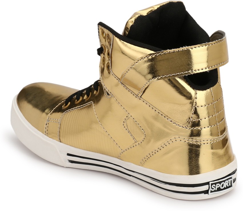 Gold hip best sale hop shoes