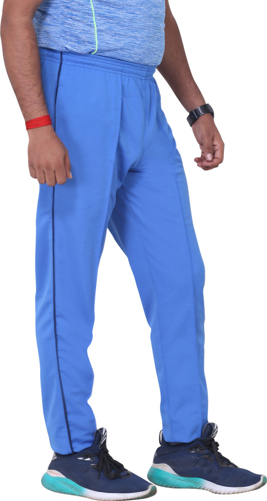 sports sparx Solid Men Blue Track Pants Buy sports sparx Solid