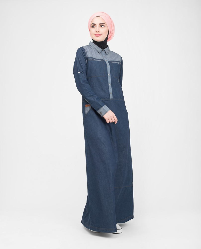 Denim burqa online outlet