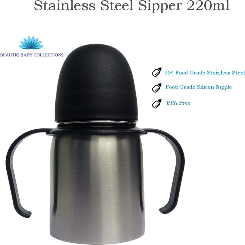 Beautiq Baby Collections Stainless Steel Baby Sipper Bottle with