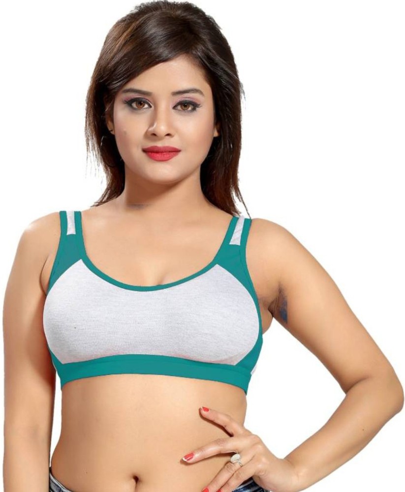 WOODPECKER PRINTS Women Sports Non Padded Bra - Buy WOODPECKER PRINTS Women  Sports Non Padded Bra Online at Best Prices in India