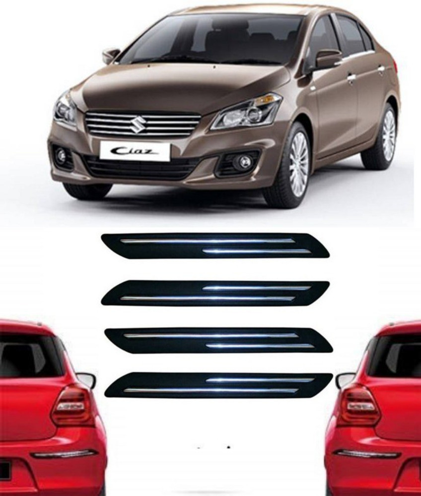 Sitwell Stainless Steel Plastic Car Bumper Guard Price in India