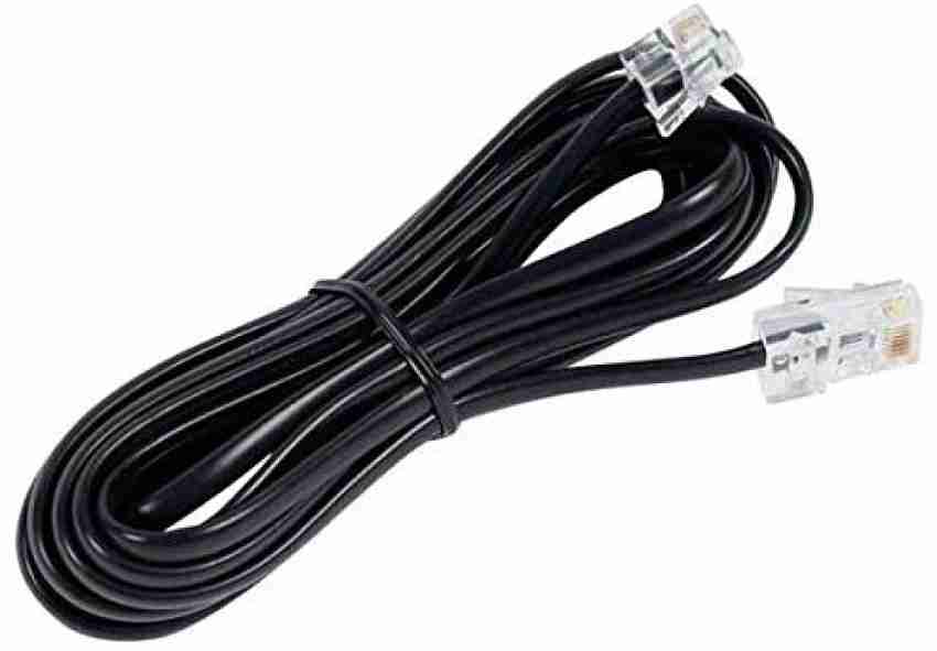 8 ft RJ11 RJ45 Retractable Patch Cable