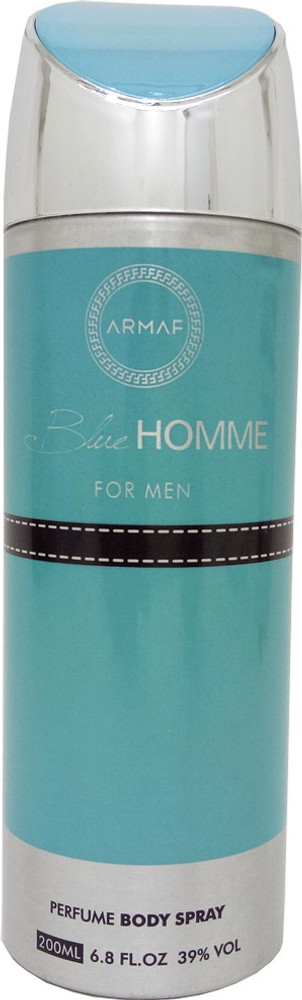 ARMAF Blue Homme Body Spray For Men Price in India Buy ARMAF