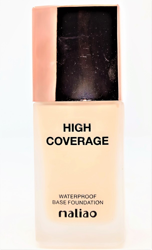 maliao HIGH COVERAGE WATERPROOF BASE FOUNDATION Foundation - Price in  India, Buy maliao HIGH COVERAGE WATERPROOF BASE FOUNDATION Foundation  Online In India, Reviews, Ratings & Features
