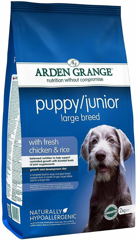 Arden Grange Puppy Junior Large Breed 2 kg Dry New Born Dog Food Price in India Buy Arden Grange Puppy Junior Large Breed 2 kg Dry New Born Dog Food online