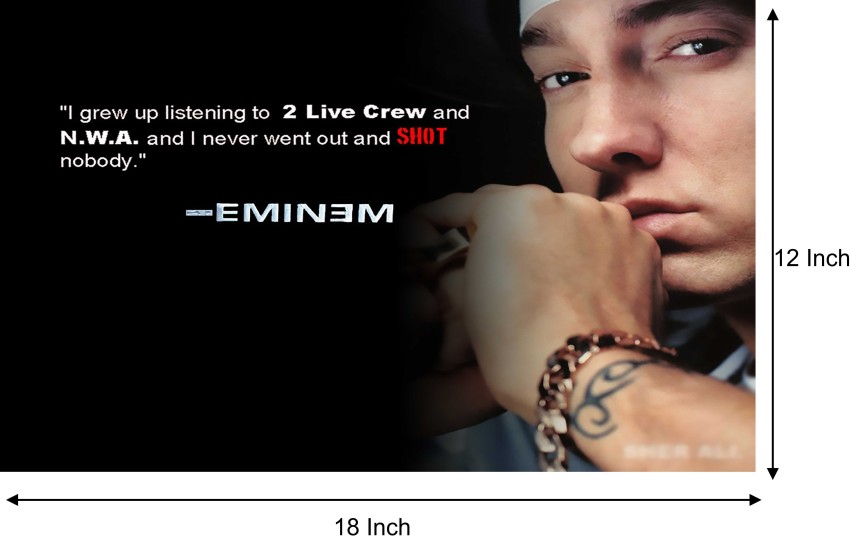 Eminem Music Wall Poster Paper Print - Music, Personalities posters in  India - Buy art, film, design, movie, music, nature and educational  paintings/wallpapers at