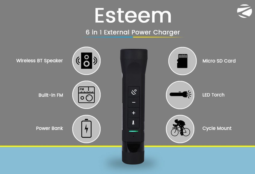 Buy ZEBRONICS ZEB ESTEEM Bluetooth Speaker Online from Flipkart