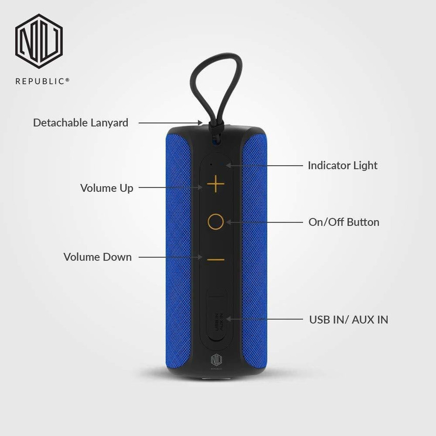Nu republic bluetooth hot sale speaker
