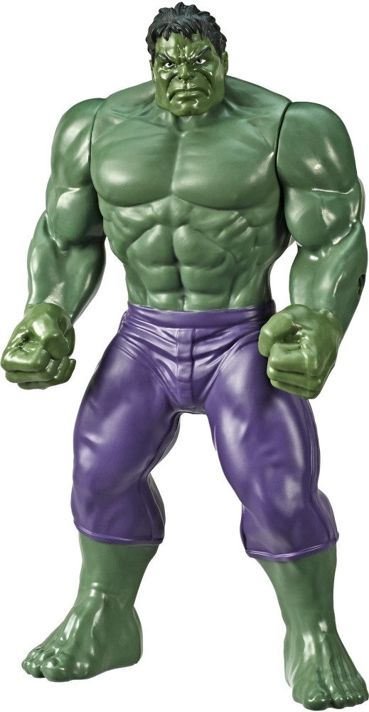 Avengers Marvel Titan Hero Series Blast Gear Deluxe Hulk Action Figure,  12-Inch Toy, Inspired by Marvel Comics, for Kids Ages 4 and Up , Green