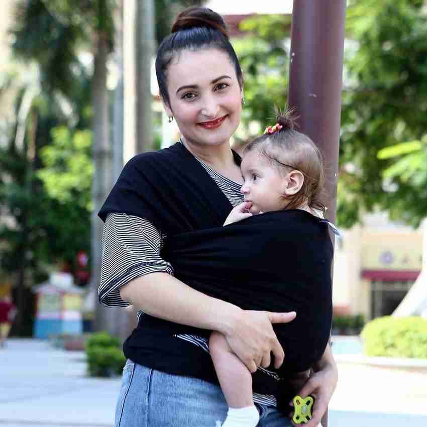 Baby carrier with neck support on sale