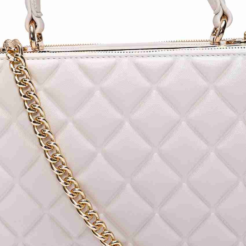 Chanel Vintage Chain Lunch Box Bag Quilted Patent Small