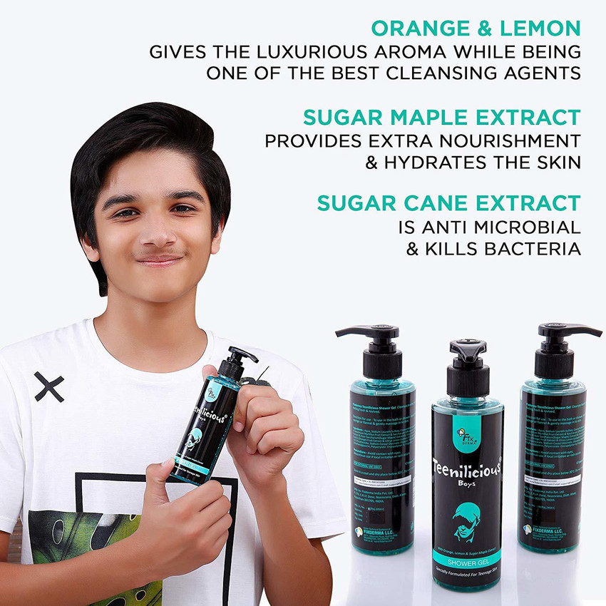 boys shower gel