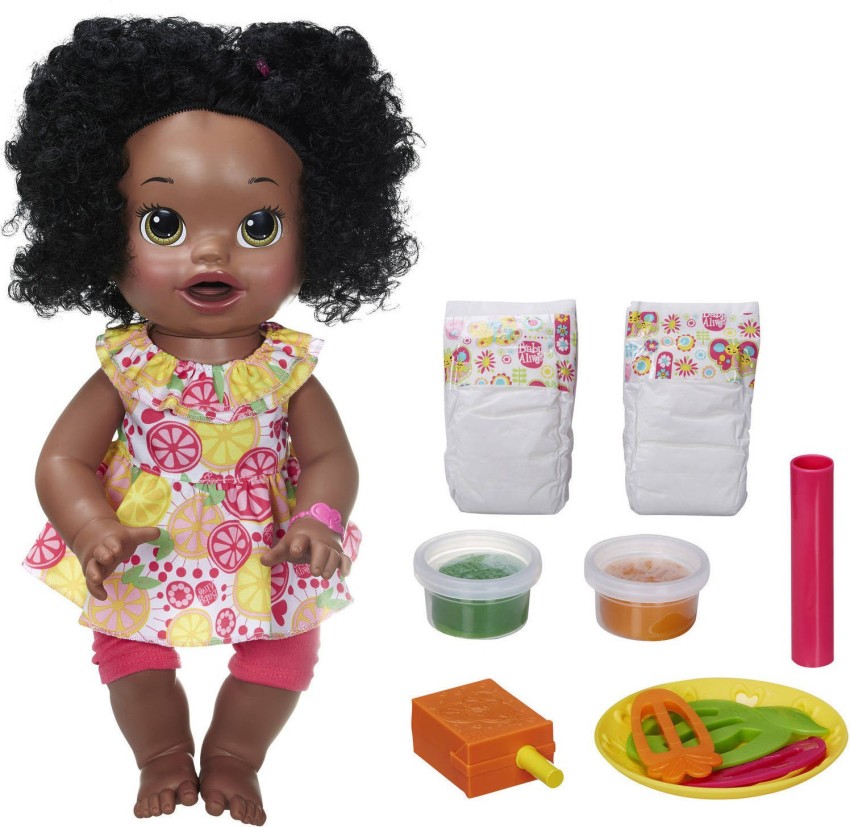 Baby alive doll black 2024 hair