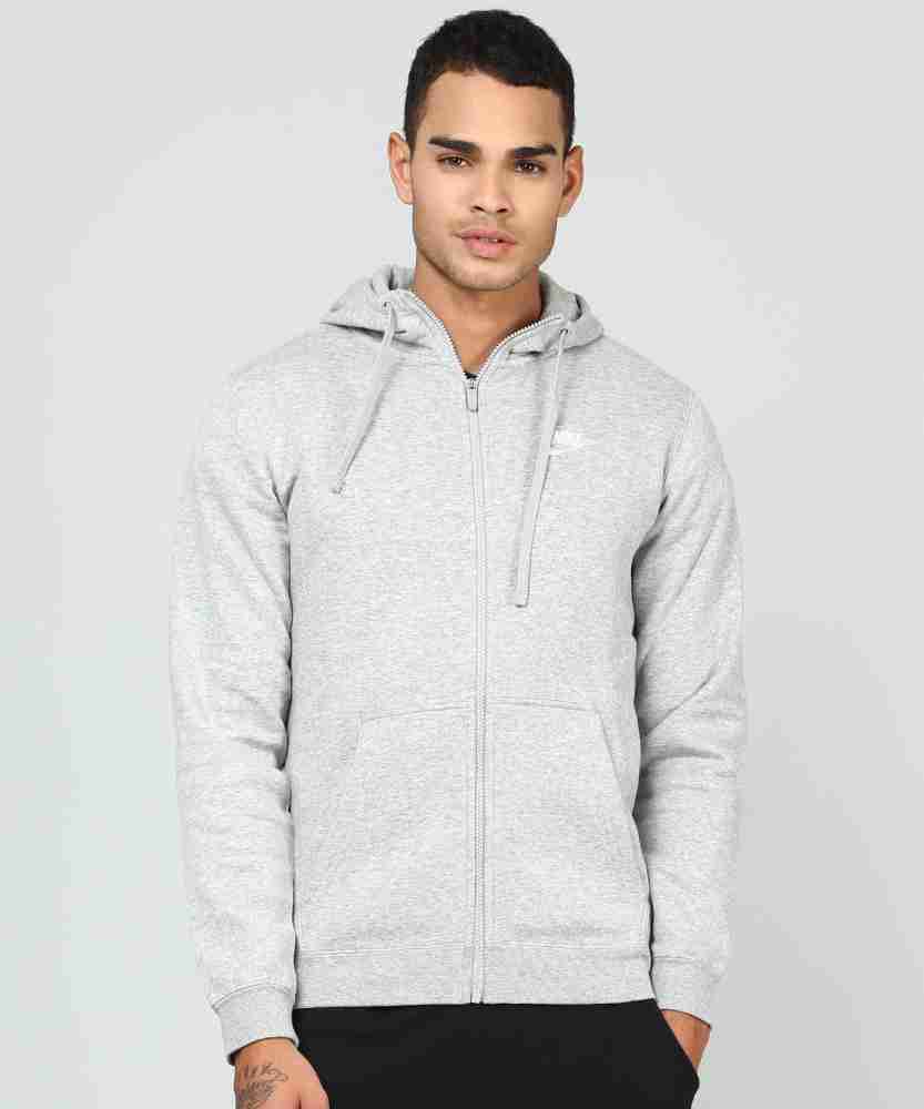 NIKE Full Sleeve Solid Men Jacket Buy DK GREY HEATHER DK GREY HEATHER WHITE NIKE Full Sleeve Solid Men Jacket Online at Best Prices in India Flipkart