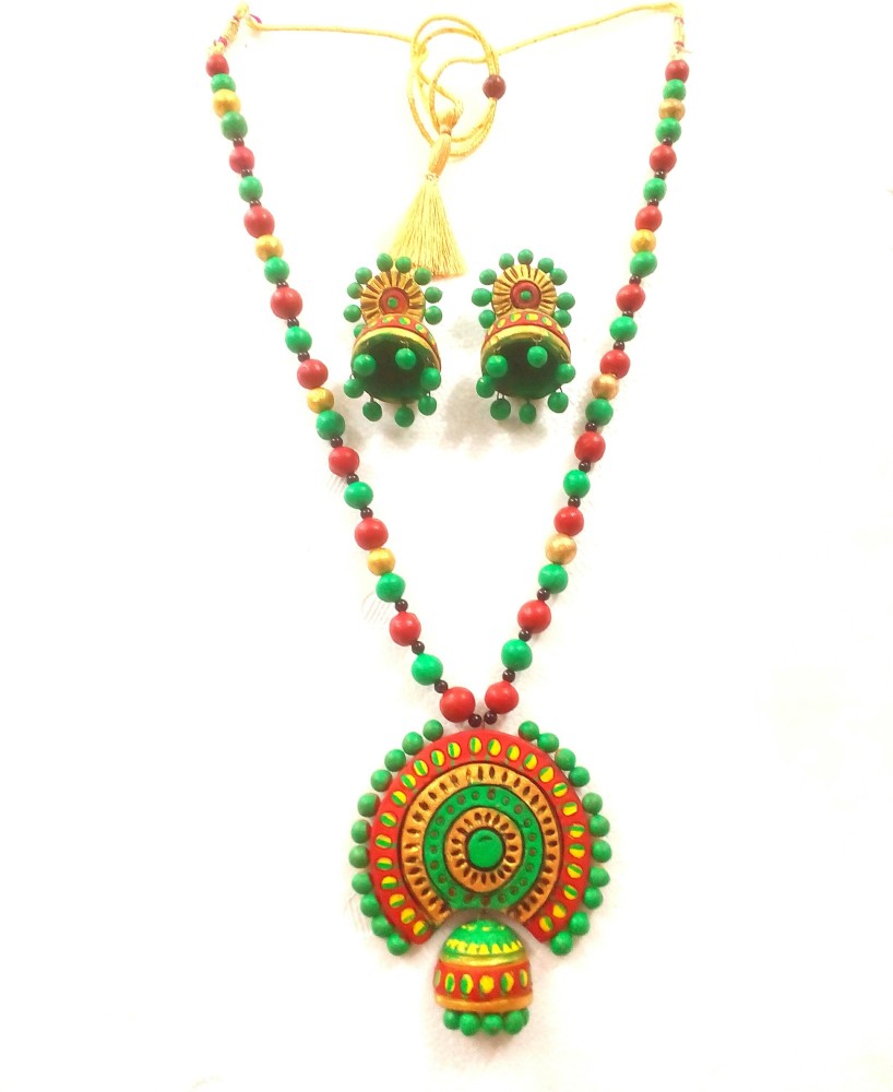 Terracotta on sale jewellery flipkart