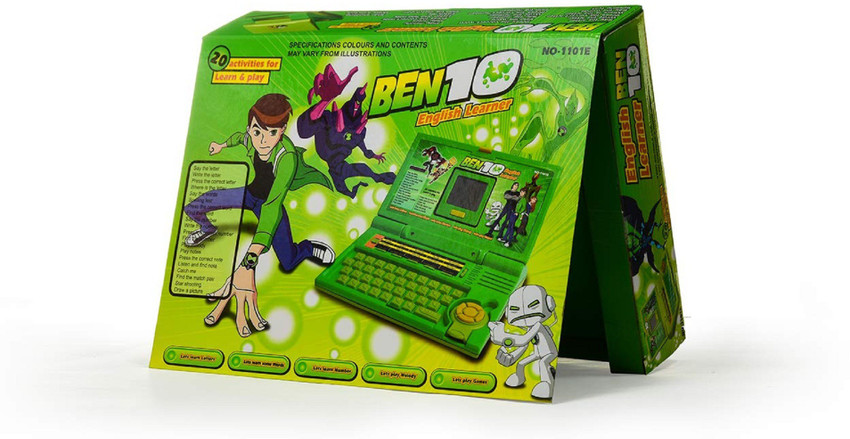 Revive Ben 10 English Learner Kids Laptop with 20 Activity Price in