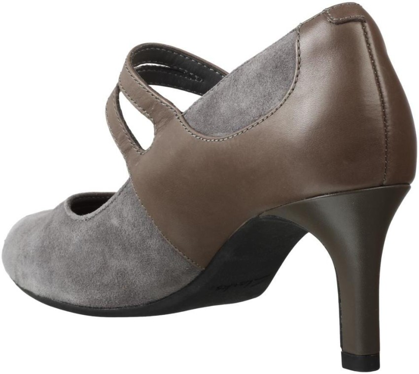 Clarks grey clearance heels