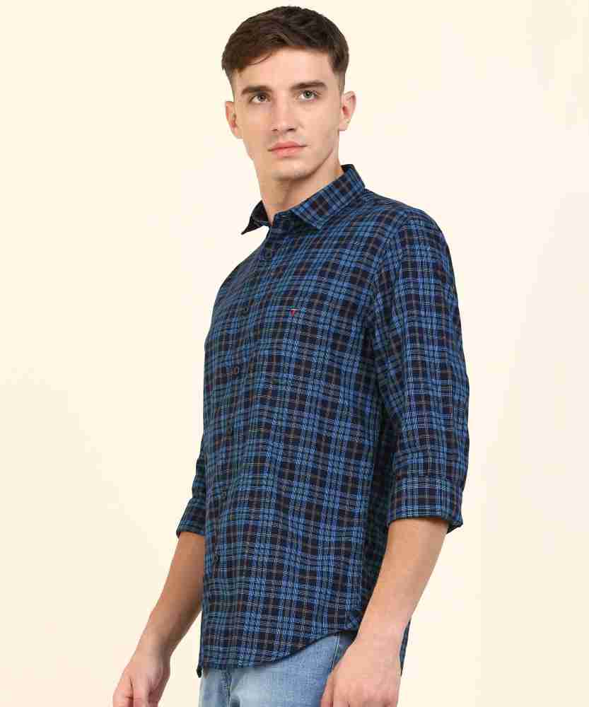 Buy Louis Philippe Sport Slim Fit Checked Pure Cotton Casual Shirt