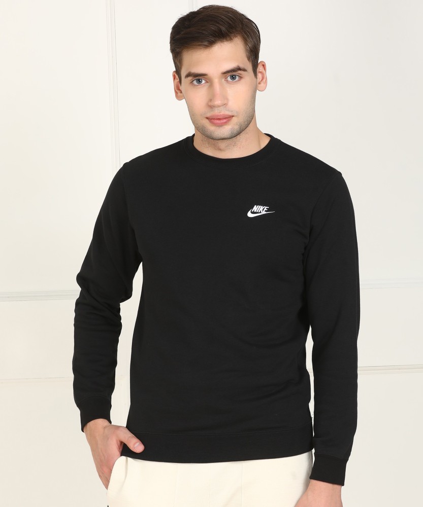 Nike full sleeve store solid men's sweatshirt