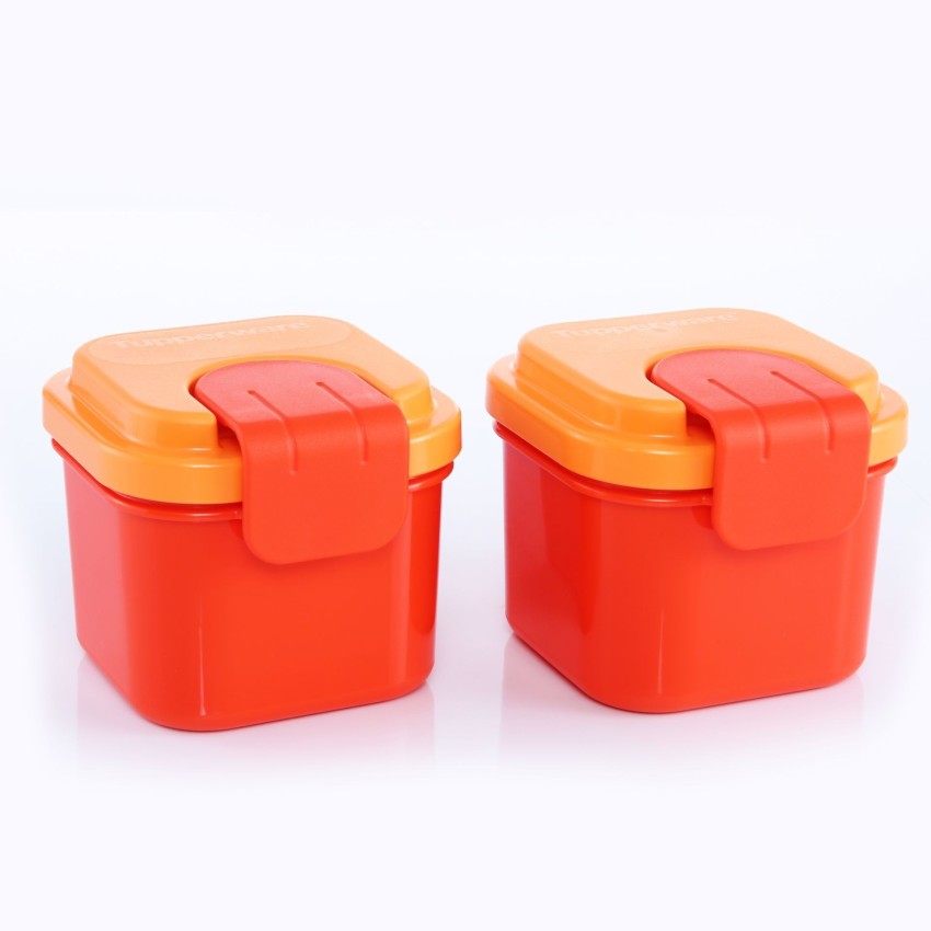 Tupperware Plastic Snack Box Klik Klak Container 250ml set of 3