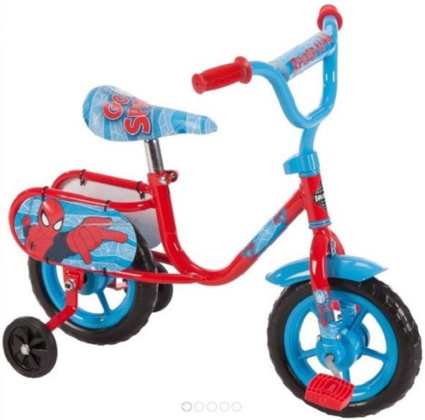 12 Marvel Spider-Man Bike with Training Wheels, for Boys', Red by Huffy