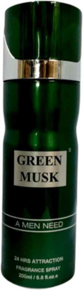 Green musk store body spray