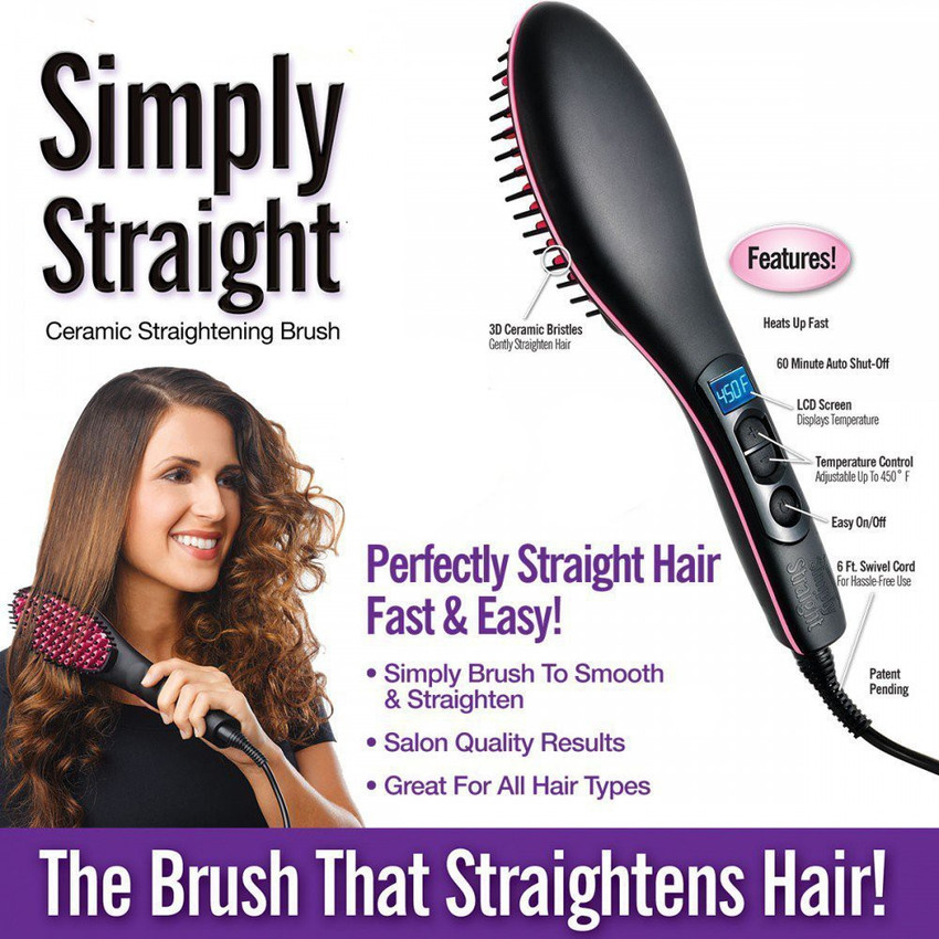 Neo hair straightener brush sale