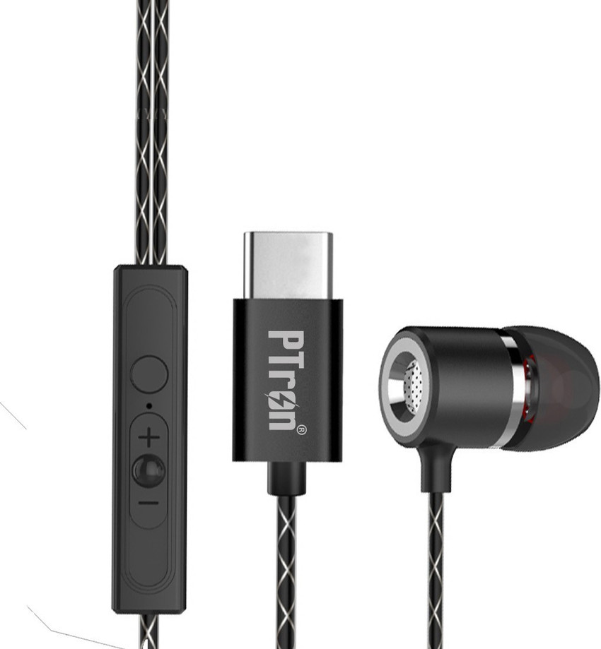 Ptron type c discount earphones