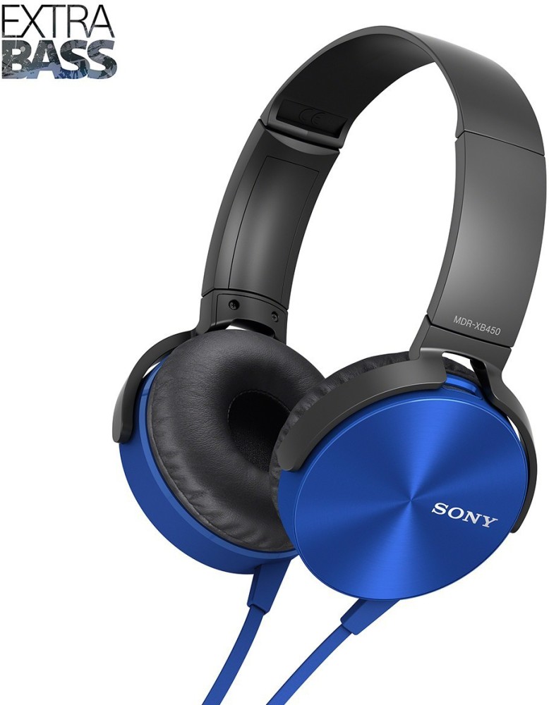 Refurbished Sony MDR XB450 Wired Headphone Price in India