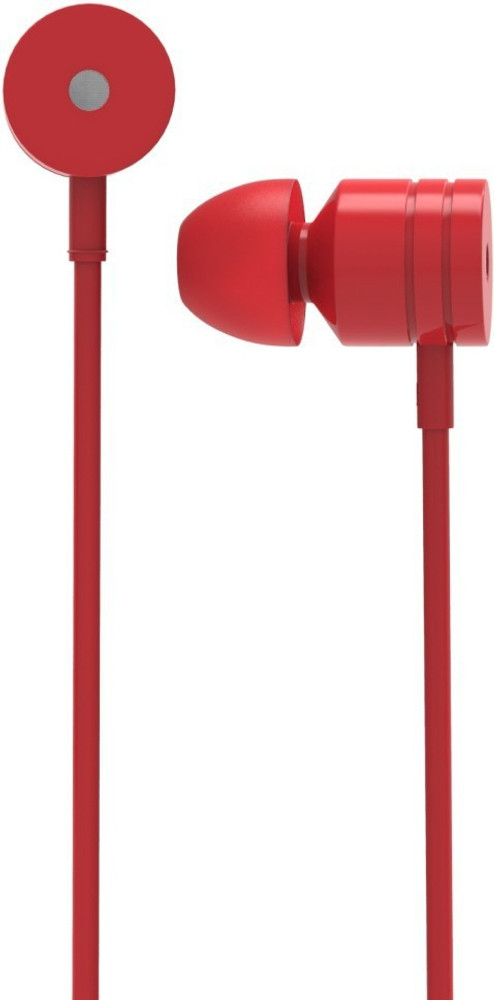 Portronics POR 765 Conch 204 Red In Ear Stereo Headphone having 3.5mm Aux port In Line high Quality mic Soft silicon Ear buds for great bass effect Wired Price in India Buy Portronics POR 765 Conch