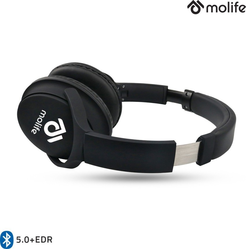 Molife Rave Plus HD Stereo Sound Wireless Headphone Black