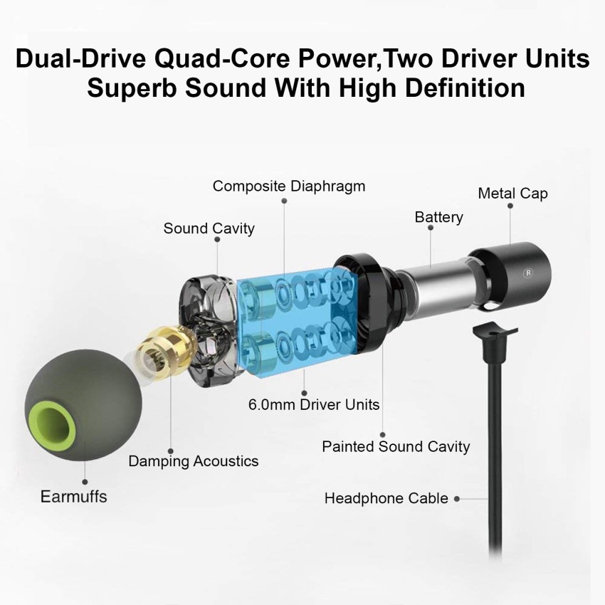 Dual driver earphones discount bluetooth