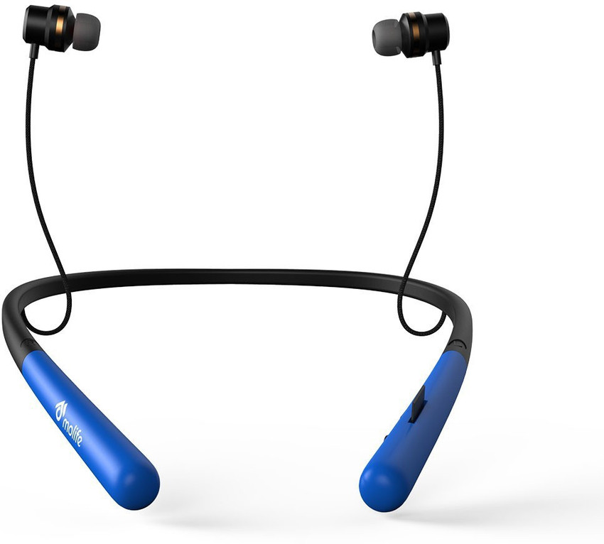 Molife Boomerang Wireless Sports Neckband Earphones Blue