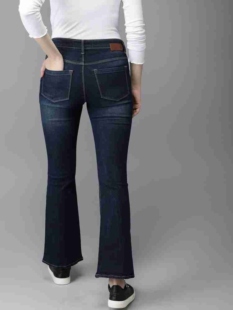 Baggy Jeans,Daniya Collection Black Bell bottom Jeans for Girls