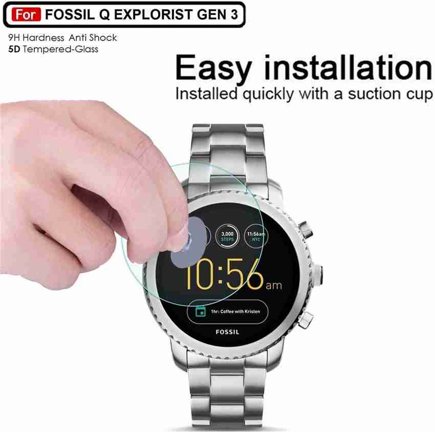 ACUTAS Tempered Glass Guard for Fossil Q Explorist Gen 3 FTW4000