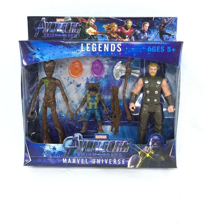 Thor groot rocket marvel legends online