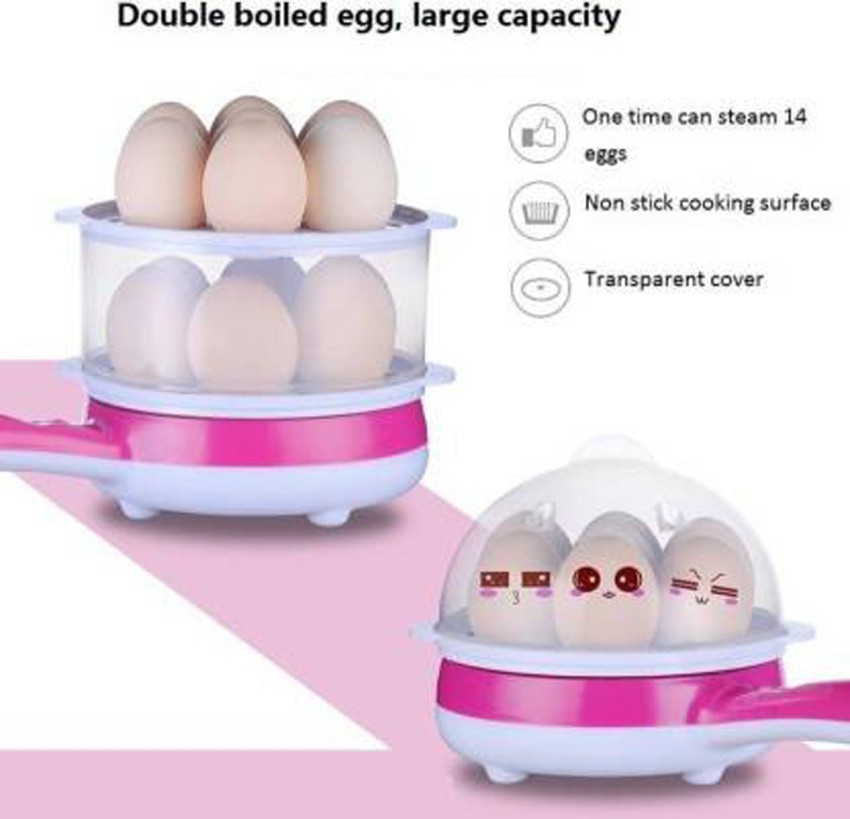 2 in 1 Egg Boiler & Electric Frying Pan