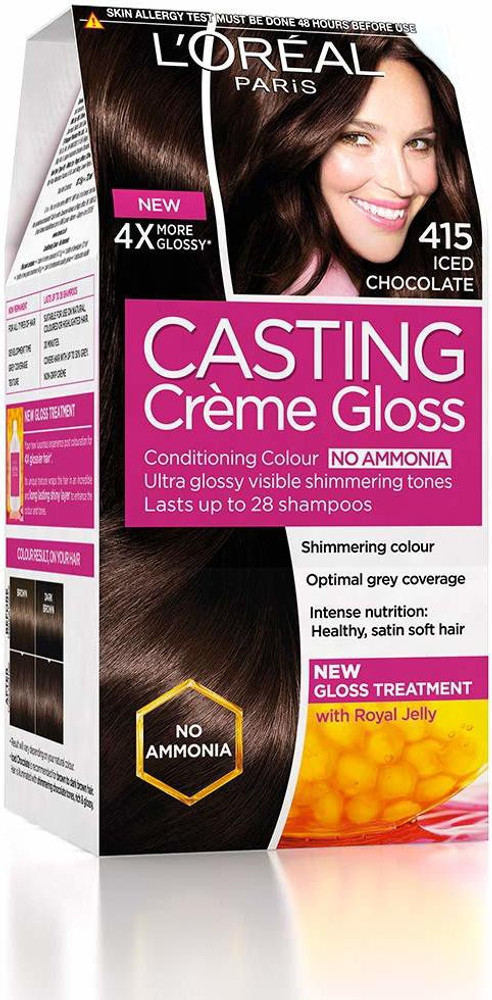 Iced chocolate shop hair color