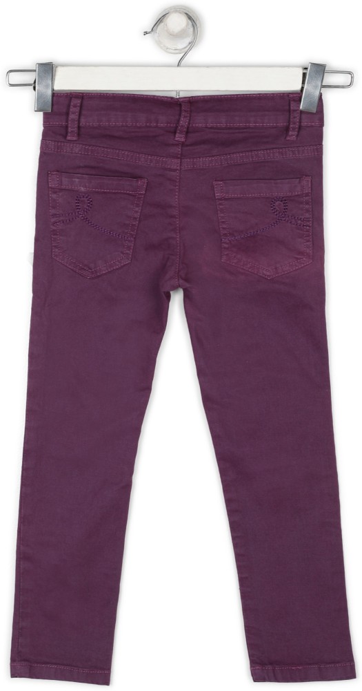 Girls 2024 purple jeans