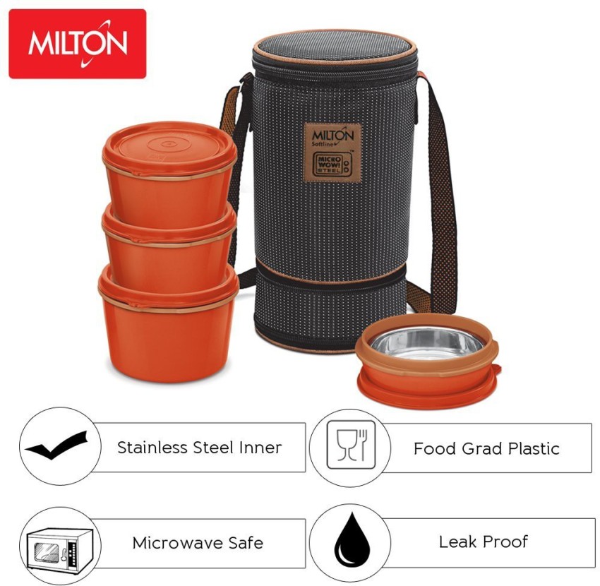 Milton flexi insulated sales tiffin 4 containers