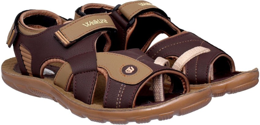 WALKLINE Men Brown Sports Sandals Buy WALKLINE Men Brown Sports