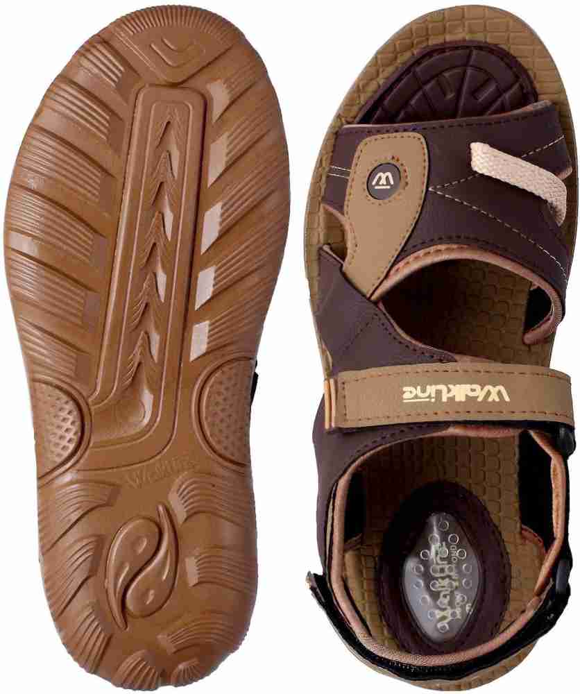 WALKLINE Men Brown Sports Sandals Buy WALKLINE Men Brown Sports